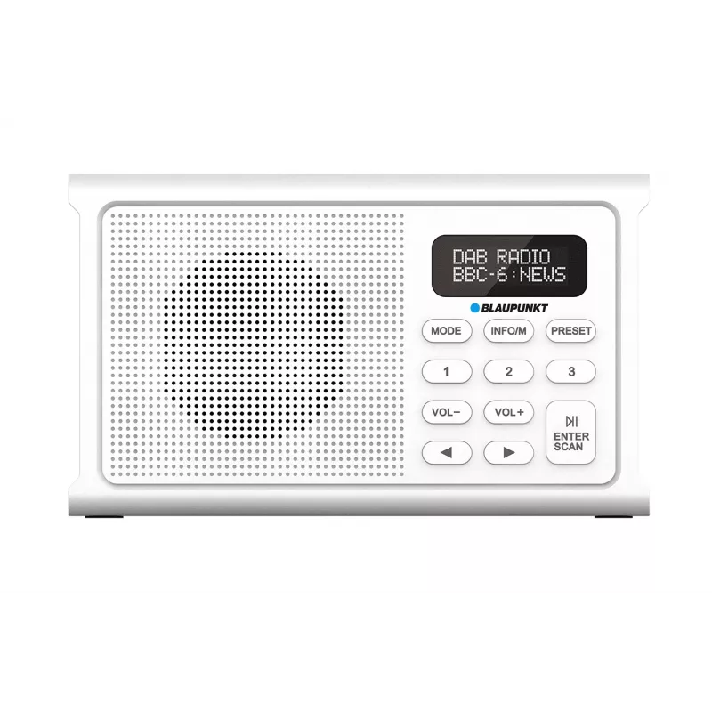 Blaupunkt DR3WH Nešiojamas radijas Baltas