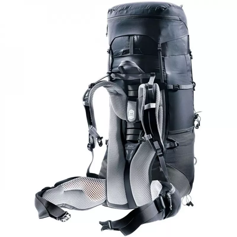 Deuter Aircontact Lite 45+10 SL moteriškas žygių kuprinė, juoda