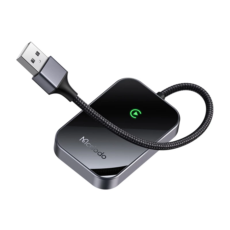 Belaidis CarPlay adapteris su USB kabeliu McDodo CA-7210 juodas