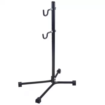Sulankstomas dviračių remonto stovas dirbtuvėms MACLEAN MC-434, sulankstomas serviso laikiklis, 20 kg talpa, juodas