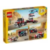 LEGO Creator 2-in-1 Flatbed Truck with Helicopter set 31146, keičiama konstrukcija vaikams