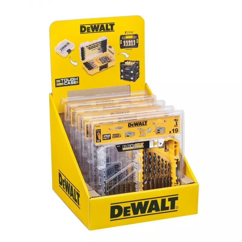 DeWalt grąžtų antgalių rinkinys DT70728 28 dalių itin patvarūs grąžtų ir suktuvų antgaliai