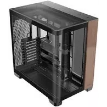 Antec Constellation C8 Curve Wood E-ATX vidutinės talpos korpusas su stiklo plokštėmis (juodas)