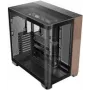 Antec Constellation C8 Curve Wood E-ATX vidutinės talpos korpusas su stiklo plokštėmis (juodas)