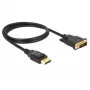 Vaizdo kabelio adapteris DeLOCK 85312 1m DisplayPort į DVI-D juodas