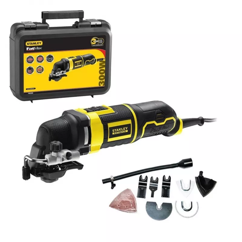 Stanley FME650K-QS osciliacinis daugiafunkcis įrankis, juodas, geltonas