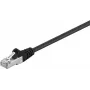 Wentronic Goobay CAT 5e komutacinis kabelis, F/UTP, juodas, 0,25 m – CCA vario mišinys (68704)