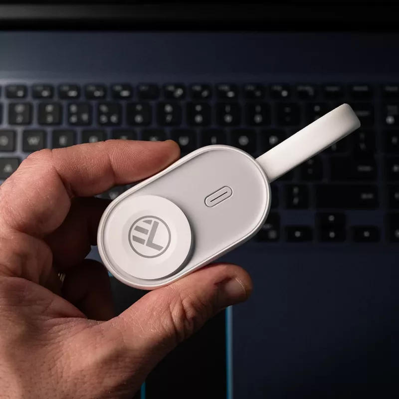 Belaidis maitinimo bankas įkroviklis Tellur TLL151441 1200mAh, skirtas Apple Watch – nešiojamas belaidis įkroviklis