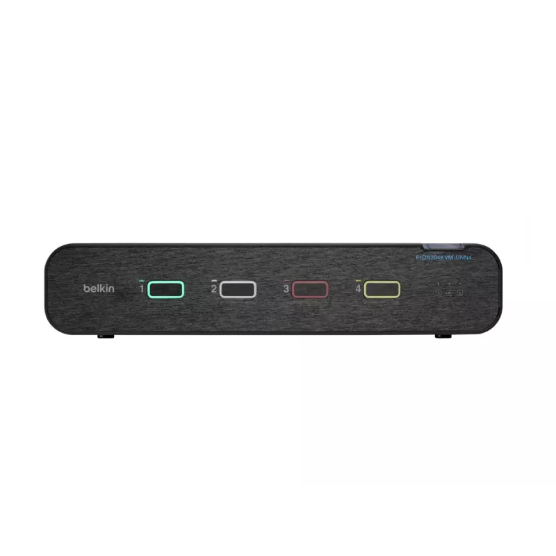 KVM jungiklis Belkin F1DN204KVM-UNN4 HDMI 4K USB montavimas į stelažą
