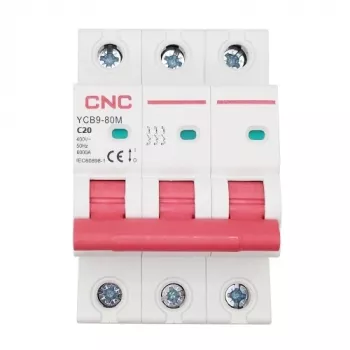 Automatinis jungiklis HiSmart NV821532 3 polių 20A C charakteristika (miniatiūrinis)