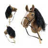 Arkliukas ant pagaliuko Hobby Horse tamsiai rudas
