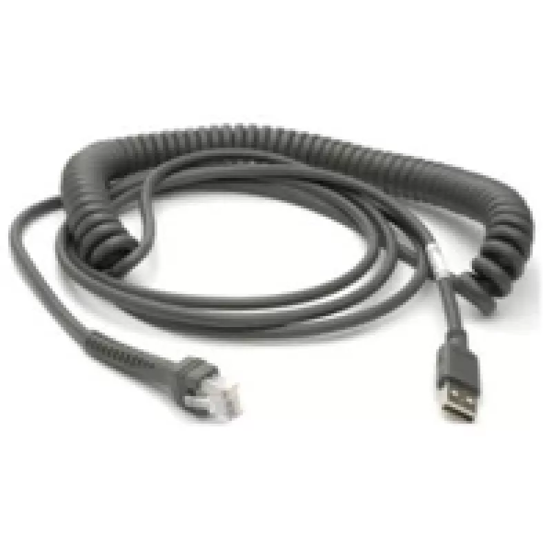 Zebra CBA-U29-C15ZBR USB laidas USB 2.0 4.57 m USB A juodas