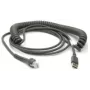 Zebra CBA-U29-C15ZBR USB laidas USB 2.0 4.57 m USB A juodas