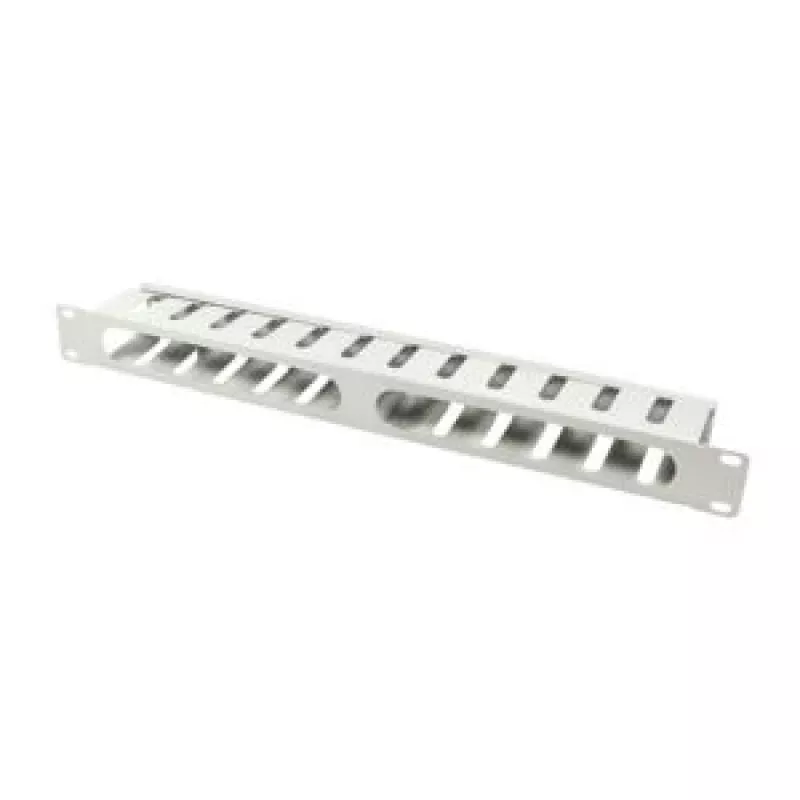 „LogiLink“ – kabelių laikiklis – šviesiai pilka, RAL 7035 – 1U – 48,3 cm (19 inch)