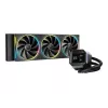 DeepCool LM360 procesoriaus aušinimo skysčiu rinkinys 12 cm juodas 1 vnt.
