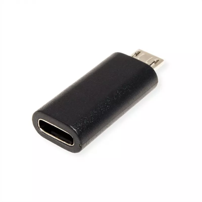 VALUE USB adapteris - USB-C (W) apgręžiamas į Micro-USB Type B (V)