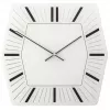 NeXtime klok 8128wi Hexagon, 43x43 cm, Sieninis, Baltas