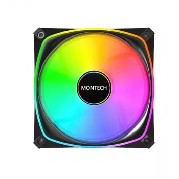 MONTECH AX120 PRO JUODAS 120mm ARGB korpuso ventiliatorius