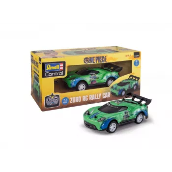 RC rally automobilis REVELL One Piece Zoro — nuotolinio valdymo modelis, kolekcinis teminis dizainas