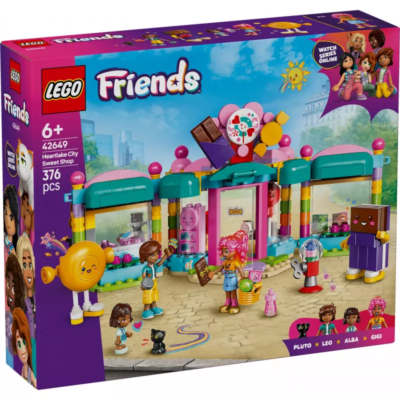 LEGO FRIENDS 42649 „Širdies ežero miesto“ saldainių parduotuvė