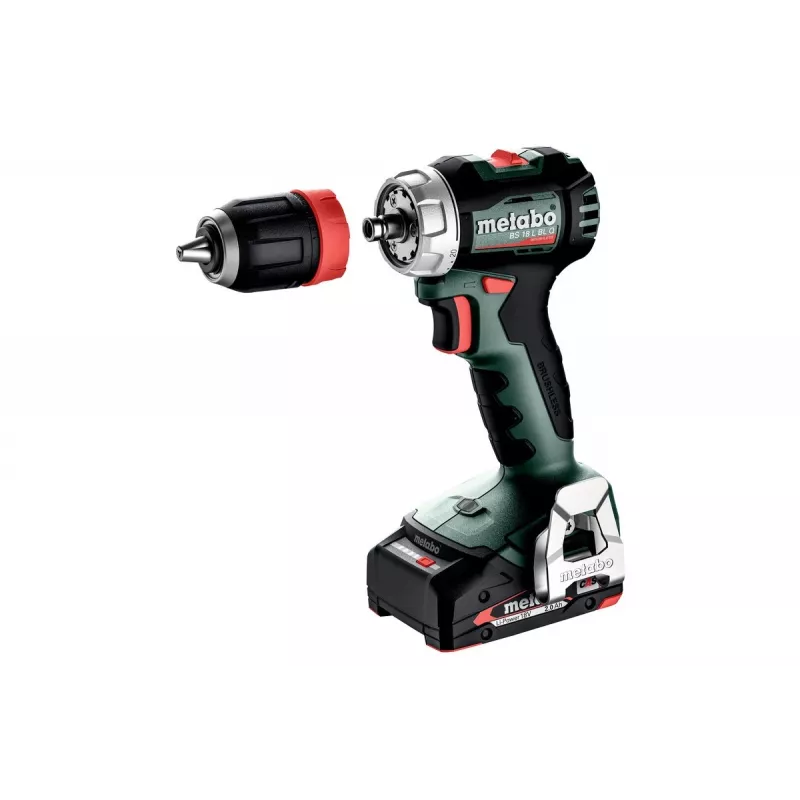 Pistoletinės rankenos gręžtuvas Metabo BS 18 L BL Q, 1700 RPM, 1.3 kg