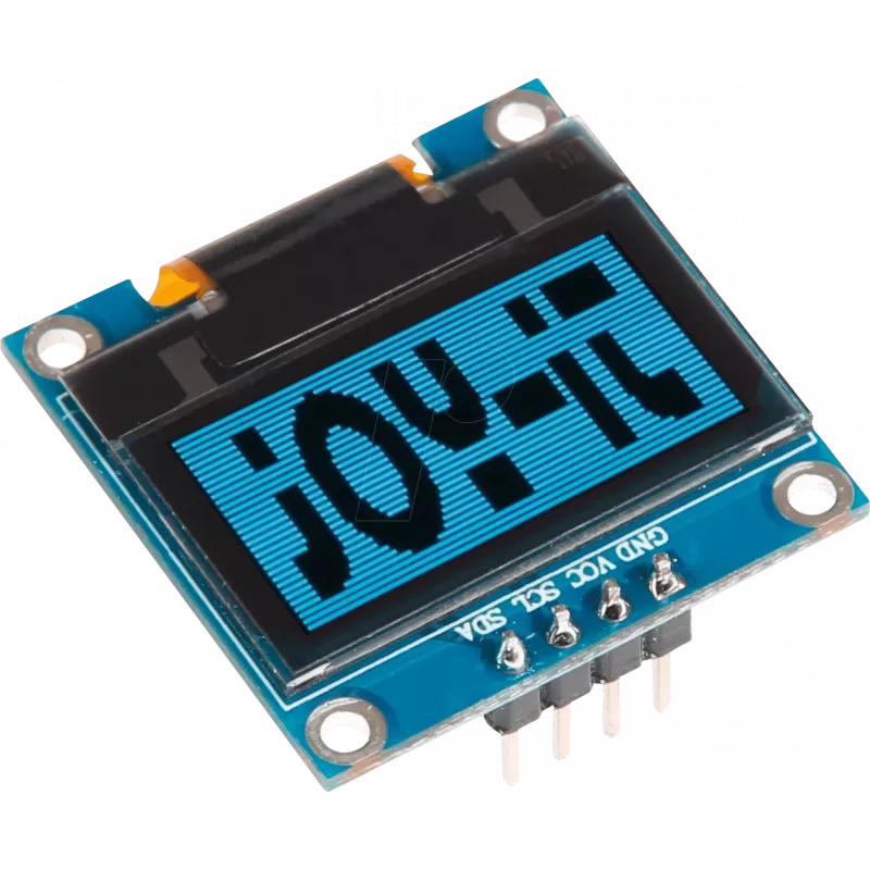 JOY-IT DEBO OLED2 0.96 - Kūrėjų plokštės - Ekranas, 2,40 cm (0,96 colio), OLED ekranas, SSD1306 (SBC-OLED01)
