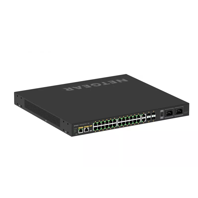 NETGEAR GSM4230UP Valdomas L2/L3 Gigabit Ethernet (10/100/1000) komutatorius su maitinimu per Ethernet (PoE) 1U Juodas