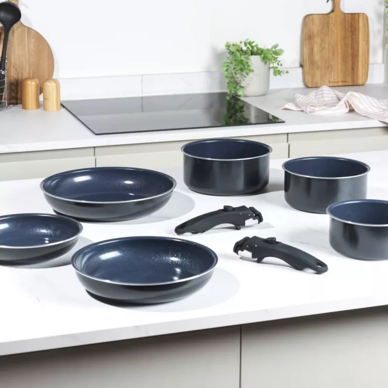 Puodų rinkinys Russell Hobbs RH03321EU7 — 8 dalių, nelimpantis, tinkamas plauti indaplovėje
