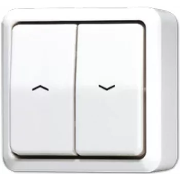 Jung 609 VA WW Elektros jungiklis 1P baltas (609VAWW)