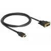 DeLOCK 85652 vaizdo kabelio adapteris 1 m HDMI A tipo (standartinis) DVI juodas (85652)