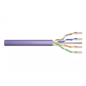 DIGITUS - Masinis kabelis - 100,0 m - UTP - CAT 6 - Violetinė (DK-1613-VH.1)