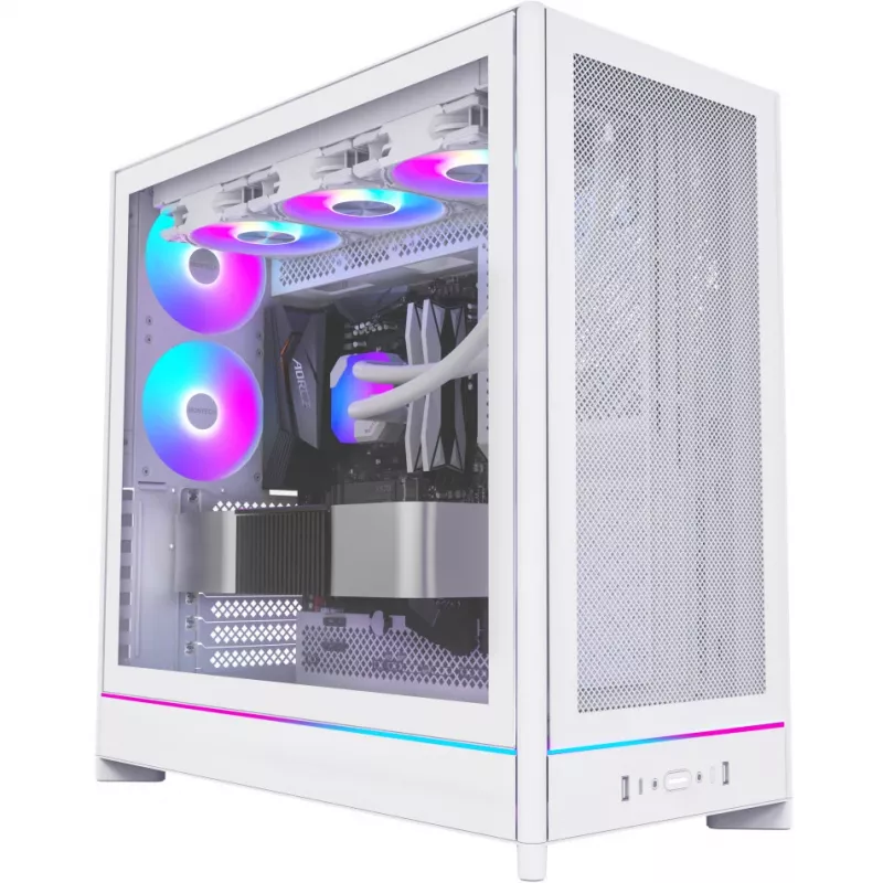 PC korpusas Montech HS01 PRO Midi Tower Balta