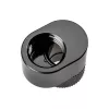 XSPC pasukama 7 mm poslinkio jungtis G1/4, juodas chromas