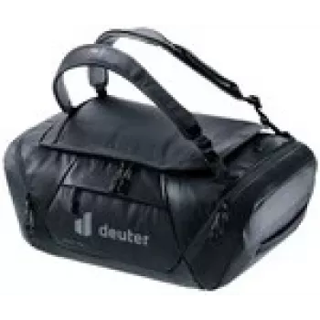 Duffel Bag DEUTER Duffel Pro 40 — 40L talpos, patvarus juodas kelionių ir sporto krepšys
