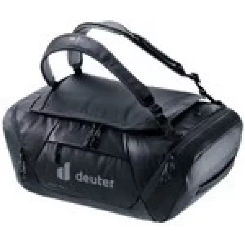 Duffel Bag DEUTER Duffel Pro 40 — 40L talpos, patvarus juodas kelionių ir sporto krepšys