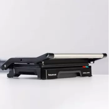Kontaktinė kepsninė Taurus MYGRILL LEGEND 1000W, nerūdijantis plienas/juoda, kepimo paviršius 230×145 mm