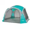 Event Dome Shelter L, 3,65 x 3,65 m, paviljonas, šviesiai mėlynas / pilkas