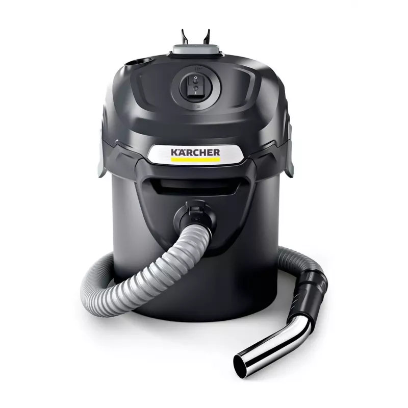 Dulkių siurblys Karcher AD 2 600 AW — sausų pelenų siurblys, 14 l, 600 AW, žarna Ø 3,5 cm, 1 m žarna, juoda