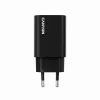 Sieninis įkroviklis CANYON OnCharge 30CL 30 W PD 1 prievadas ES kištukas juodas