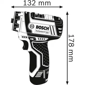 Bosch GSR 12V-15 FC Professional Keyless 600 g Juoda, Blue