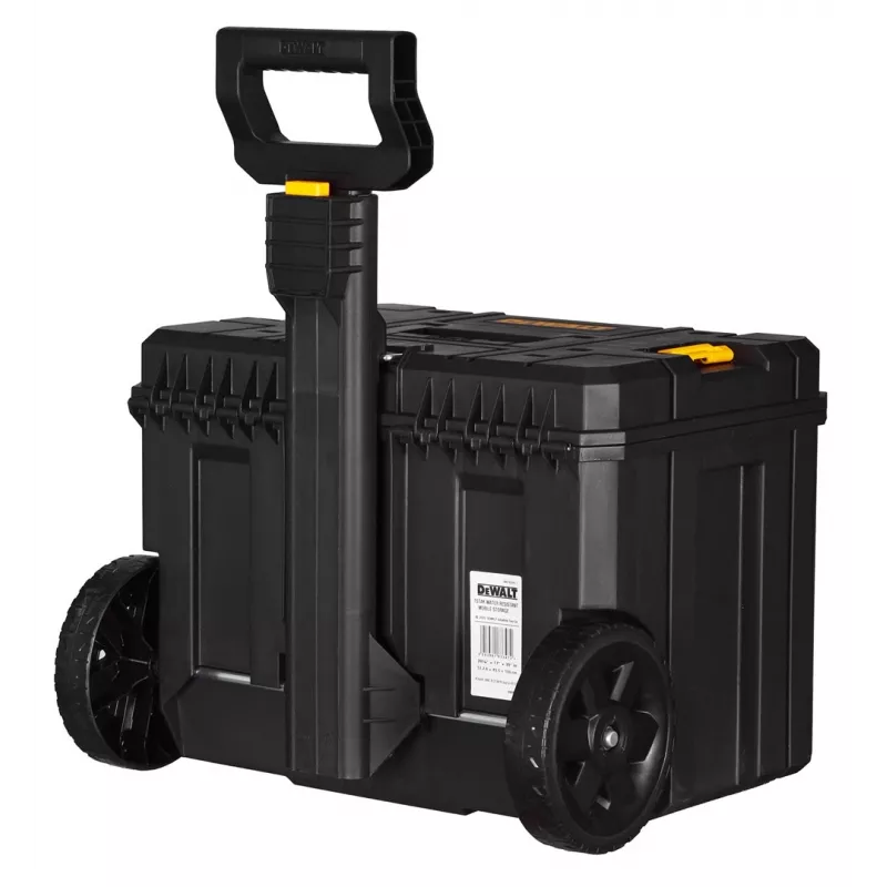Įrankių dėžė DeWalt DWST83347-1 polikarbonatinė, IP54, 512×435×635 mm, 50 kg talpa, ratukai, teleskopinė rankena