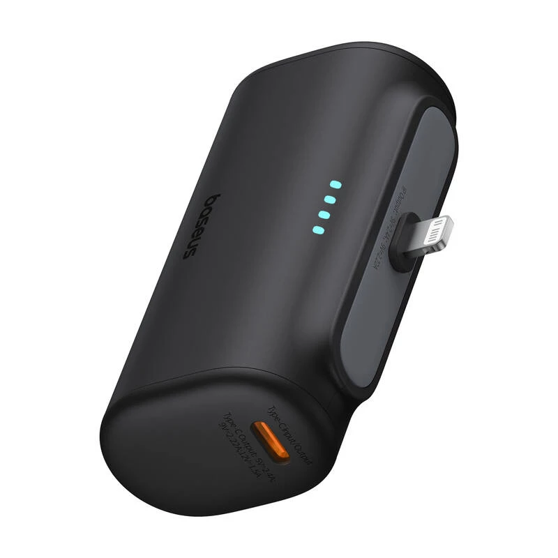 Išorinė baterija Baseus Compact (IP Edition) 20W USB-C greitas įkrovimas 5000mAh Cluster Juoda