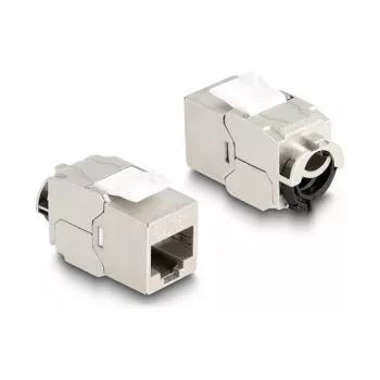 DeLOCK Keystone modulis RJ45 lizdas į LSA Cat.6A STP su fiksavimo spaustuku