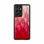 iKins telefono dėklas Samsung Galaxy S21 Ultra — pink lake Juoda