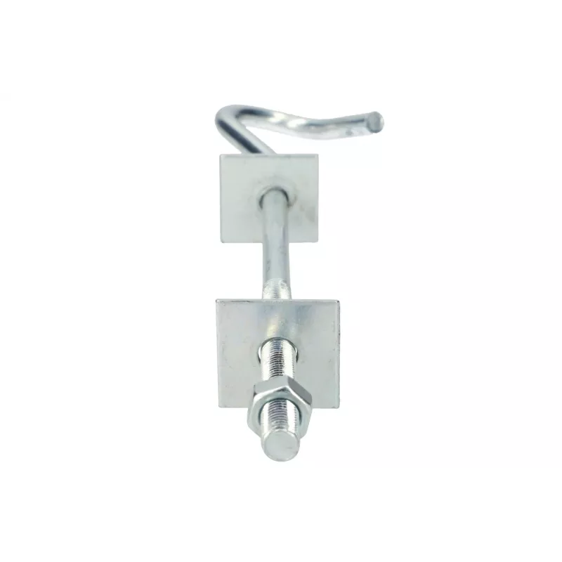 Kabelio kablys Extralink Hook for hanging brackets 12/230mm M12, sidabrinis