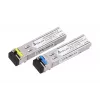Extralink SFP WDM modulis 1,25G, 1,25 Gbps, 1310/1550 nm, vienmodė, 20 km, LC, DOM, pora
