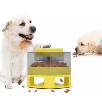 Doggy Village MT7130Y gyvūnų automatinė šėrykla, geltona