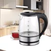 Elektrinis stiklinis virdulys Maestro MR-062-Juoda, 1630W, stiklo korpusas, 1,7 L