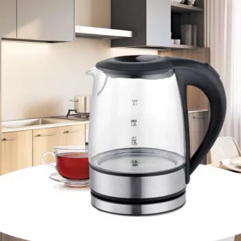 Elektrinis stiklinis virdulys Maestro MR-062-Juoda, 1630W, stiklo korpusas, 1,7 L