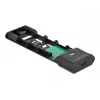 SSD korpusas DeLOCK 42638 saugojimo įrenginio korpusas juodas pilkas M.2